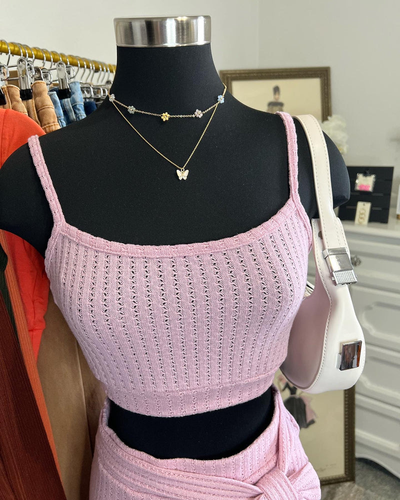 Sweater Knit Crop Top